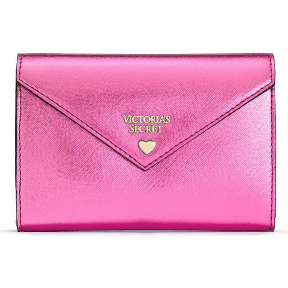 Victoria's Secret Jewel Metallic Envelope Pouch/Clutch/Wallet - Picture 1 of 4